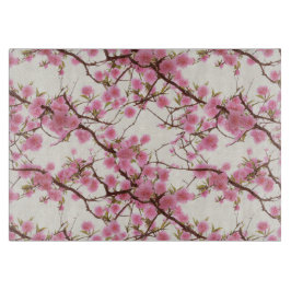 Exquise Cherry Blossom Florals Snijplank