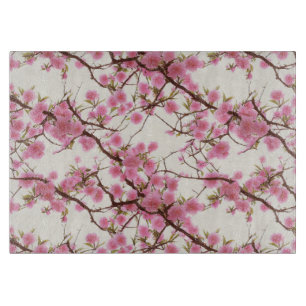Exquise Cherry Blossom Florals Snijplank