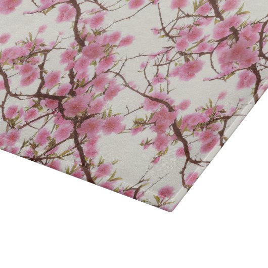 Exquise Cherry Blossom Florals Snijplank (Hoek)
