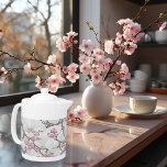 Exquise Cherry Blossom Florals Theepot<br><div class="desc">Een ode aan onze favoriete Cherry Blossom in Kyoto,  Japan. Dit delicate ontwerp is altijd perfect.</div>