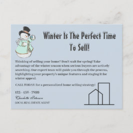 Exquise Design voor Winter Seizoensgebonden Onroer Briefkaart