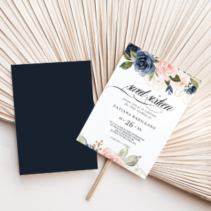 Exquise Herfst Floral Sweet Sixteen Birthday Party Kaart