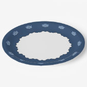Exquise Lotus in Blue Paper Bord (Gekanteld)