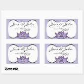 Exquise Lotus in Paarse sticker (Vel)