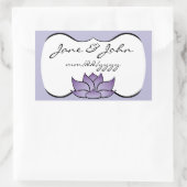 Exquise Lotus in Paarse sticker (Tas)