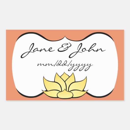 Exquise Lotus in Sun Kast Sticker (Voorkant)