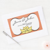 Exquise Lotus in Sun Kast Sticker (Envelop)