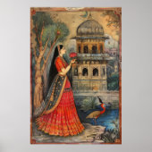 Exquise Mughal Art Poster - AR 23 (Voorkant)