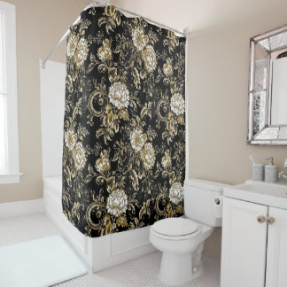 Exquise Peonies Shower Curtains Douchegordijn