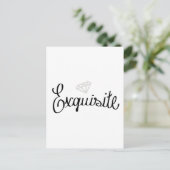 Exquise.png Briefkaart (Staand voorkant)