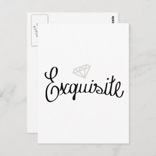 Exquise.png Briefkaart (Voorkant / Achterkant)