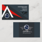 Exquise Polygon Arrowielads Marketing Director Visitekaartje (Voorkant / Achterkant)