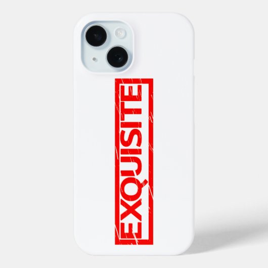 Exquise Stamp Case-Mate iPhone Case (Achterkant)