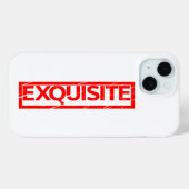 Exquise Stamp Case-Mate iPhone Case (Achterkant (horizontaal))