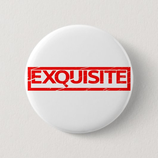 Exquise Stamp Ronde Button 5,7 Cm (Voorkant)