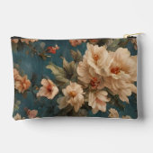  Exquise witte en weelderige koraalrode bloemen Etui (Achterkant)