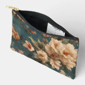  Exquise witte en weelderige koraalrode bloemen Etui (Open)