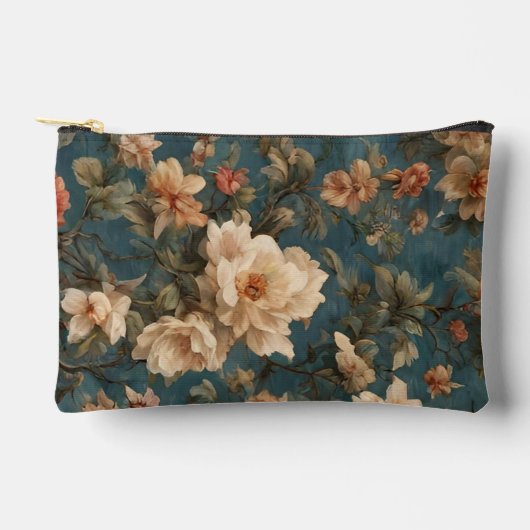  Exquise witte en weelderige koraalrode bloemen Etui (Voorkant)