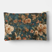  Exquise witte en weelderige koraalrode bloemen Etui (Achterkant)