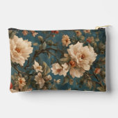  Exquise witte en weelderige koraalrode bloemen Etui (Achterkant)