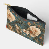  Exquise witte en weelderige koraalrode bloemen Etui (Open)