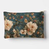  Exquise witte en weelderige koraalrode bloemen Etui (Achterkant)