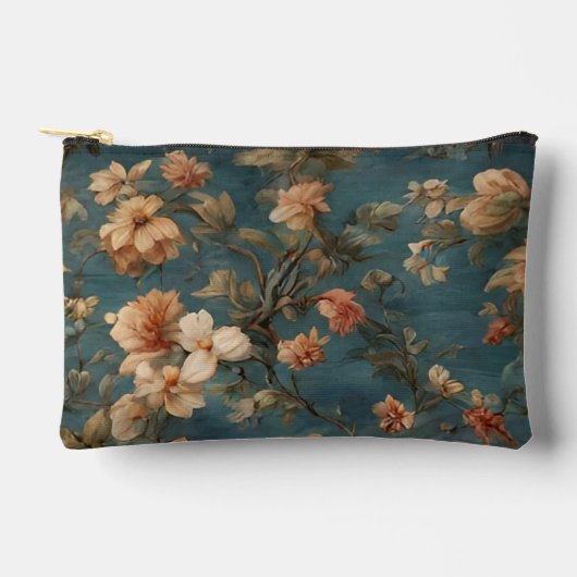  Exquise witte en weelderige koraalrode bloemen Etui (Voorkant)