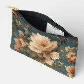  Exquise witte en weelderige koraalrode bloemen Etui (Open)