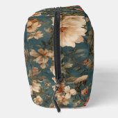 Exquise witte en weelderige koraalrode bloemen Toilettasje (Rechts)