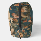  Exquise witte en weelderige koraalrode bloemen Toilettasje (Rechts)