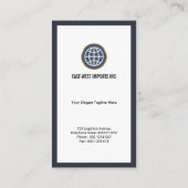 Exquisiet Global Arrows Import Agent Visitekaartje (Achterkant)