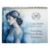 Exquisite Beautiful Bride In Blue Bridal Business Kalender (Hoes)