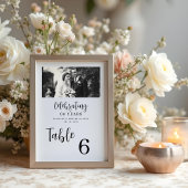 Exquisite Black White Elegant Wedding Anniversarie Kaart
