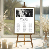 Exquisite Black White Elegant Wedding Anniversarie Poster