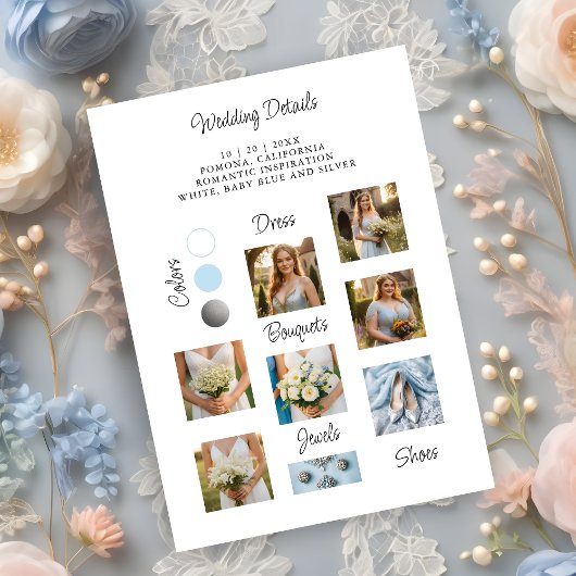 Exquisite Chic Arch Photo Matron Honor Info