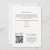 Exquisite Chic Botanical Arch Frame Photo Wedding  Save The Date (Achterkant)