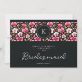 Exquisite Colorful Botanical Pink Orchids & Roses (Voorkant)