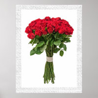Exquisite Flowers Poster - SRF