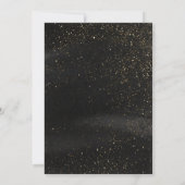Exquisite Gold Glitter Wedding Dress Bridal Shower Kaart (Achterkant)