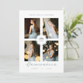 Exquisite Intricate Ornate Floral Princess Tiara Kaart (Staand voorkant)