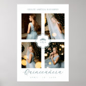 Exquisite Intricate Ornate Floral Princess Tiara Poster (Voorkant)