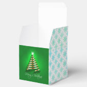 Exquisite Merry Christmas Classic Favor Box Bedankdoosjes (Geopend)