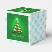 Exquisite Merry Christmas Classic Favor Box Bedankdoosjes (Achterkant)