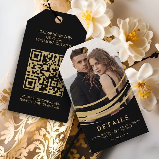 Exquisite Modern Golden Abstract Geometric Shape Cadeaulabel