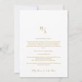 Exquisite Original 5-Photo Collage Wedding Save The Date (Achterkant)