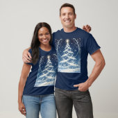 Exquisite Ornate Christmas Yule Tree T-shirt (Unisex)