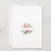 Exquisite Romantic Minimalist Floral Bouquet Save The Date (Voorkant)