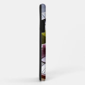 Exquisite roze orchidee Rests op zilver Bord Case-Mate iPhone Case (Achterkant/rechts)