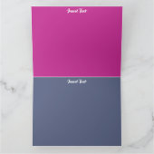 Exquisite roze orchidee Rests op zilver Bord Kaart (Binnen)