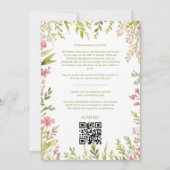 Exquisite Rustic Church Country Spring Frame Save The Date (Achterkant)